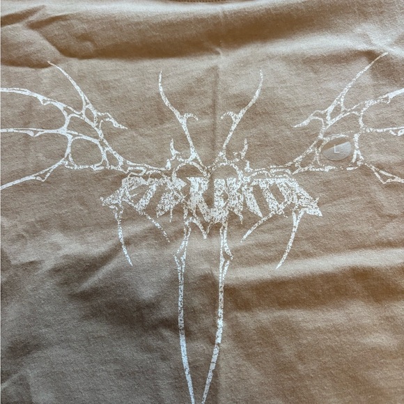 PacSun Tan Graphic Men's Shirt - Picture 3 of 5